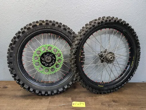 2006-2008 Kawasaki KX450F Supermoto Wheels Excel Takasago Race Wheels w/ Tire