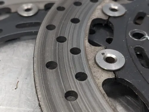 2001-2002 YAMAHA YZF R6 OEM STRAIGHT FRONT LEFT RIGHT BRAKE ROTORS DISCS