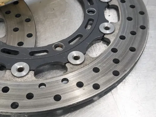 2001-2002 YAMAHA YZF R6 OEM STRAIGHT FRONT LEFT RIGHT BRAKE ROTORS DISCS