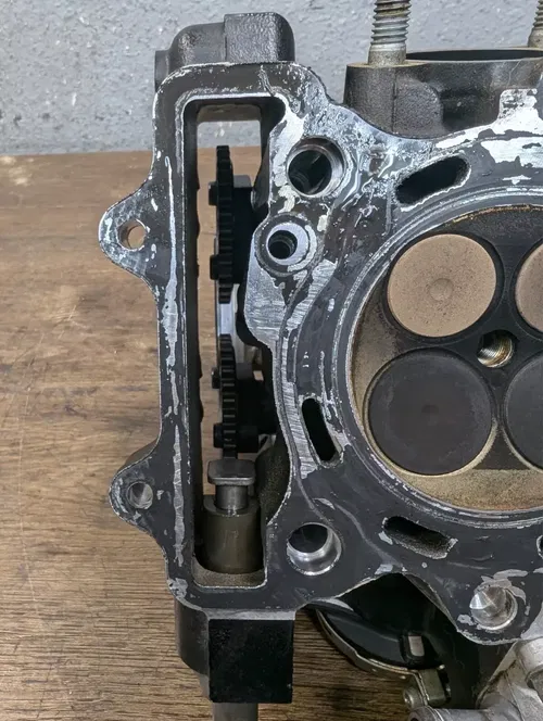 2007-2008 KAWASAKI NINJA ZX6R OEM ENGINE TOP END CYLINDER HEAD - 11008-0095