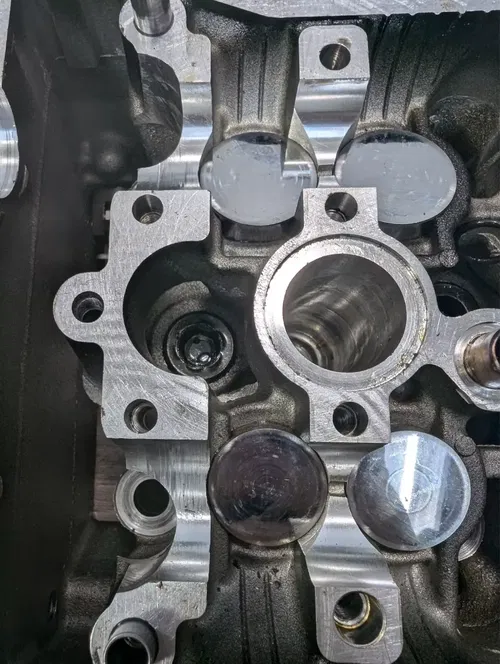 2007-2008 KAWASAKI NINJA ZX6R OEM ENGINE TOP END CYLINDER HEAD - 11008-0095