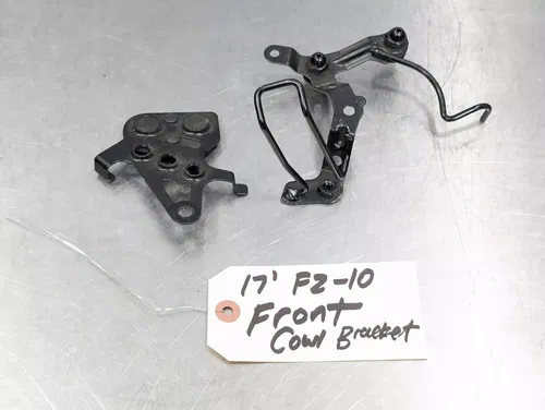 2017-2021 Yamaha FZ10 MT10 OEM Front Cowling Bracket 1 and 12 - B67-2833J-00-00