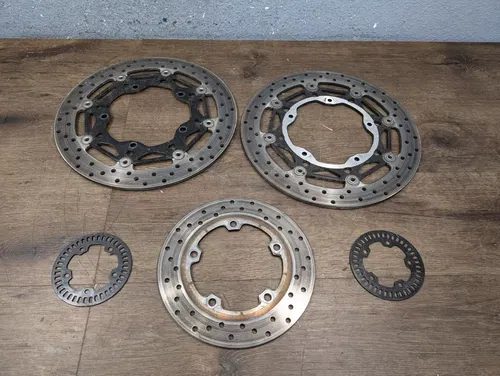 17-24 Yamaha FZ10 MT10 MT-10 OEM Front Rear Disc Brake Rotor Set ABS Ring