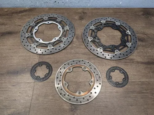 17-24 Yamaha FZ10 MT10 MT-10 OEM Front Rear Disc Brake Rotor Set ABS Ring