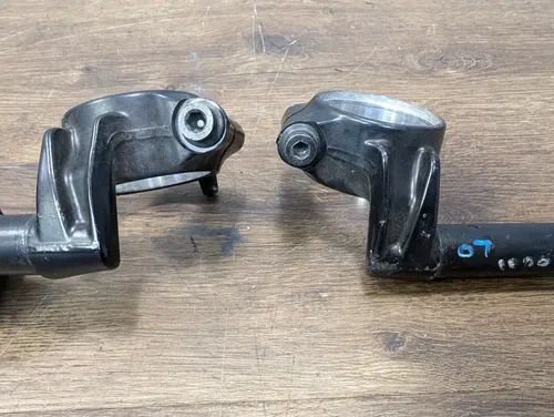 2006-2007 Honda CBR1000RR OEM Left Right Clip On Handlebars Pair - 53100-MEL-D00