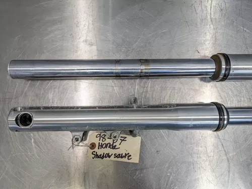 1998-2007 HONDA VT1100 SHADOW OEM SHOWA FRONT FORKS SHOCK SUSPENSION DAMPER SET