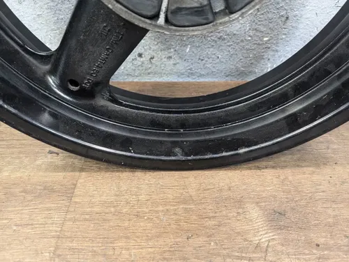 2007 Suzuki GS 500 GS500F OEM REAR WHEEL RIM BLACK MT4.50X17 - 64111-34C01-291
