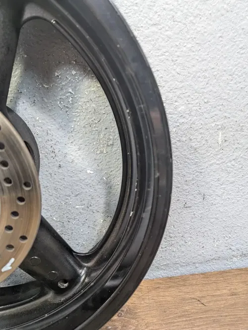 2007 Suzuki GS 500 GS500F OEM REAR WHEEL RIM BLACK MT4.50X17 - 64111-34C01-291