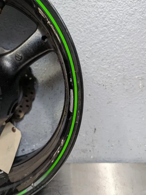 2011-2015 Kawasaki Ninja ZX10R ZX-10R OEM Rear Back Wheel Rim w/ Brake Disc