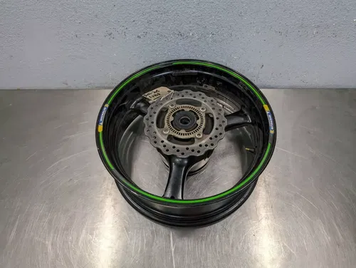 2011-2015 Kawasaki Ninja ZX10R ZX-10R OEM Rear Back Wheel Rim w/ Brake Disc