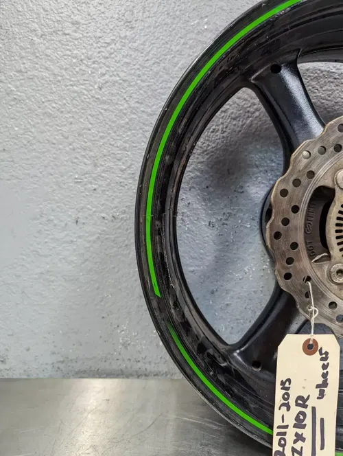 2011-2015 Kawasaki Ninja ZX10R ZX-10R OEM Rear Back Wheel Rim w/ Brake Disc