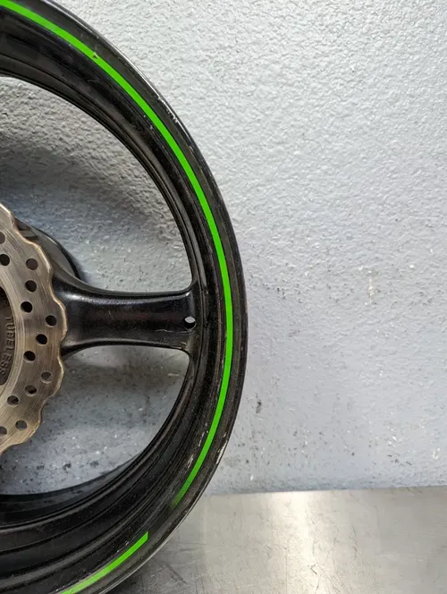 2011-2015 Kawasaki Ninja ZX10R ZX-10R OEM Rear Back Wheel Rim w/ Brake Disc