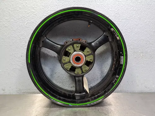 2011-2015 Kawasaki Ninja ZX10R ZX-10R OEM Rear Back Wheel Rim w/ Brake Disc