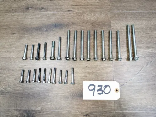 2008-2011 HONDA CBR 1000RR OEM Engine Motor Frame Crank Mount Bolts Screws Set