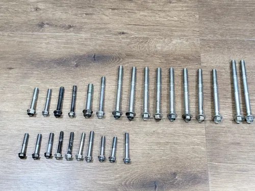 2008-2011 HONDA CBR 1000RR OEM Engine Motor Frame Crank Mount Bolts Screws Set