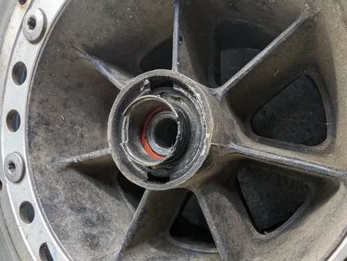 1994 Kawasaki KZ1000 KZ1000P Police OEM Front Wheel Rim w/ Brake Disc 18x2.15