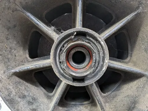 1994 Kawasaki KZ1000 KZ1000P Police OEM Front Wheel Rim w/ Brake Disc 18x2.15