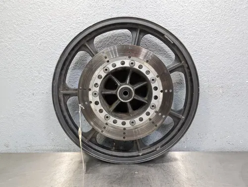 1994 Kawasaki KZ1000 KZ1000P Police OEM Front Wheel Rim w/ Brake Disc 18x2.15