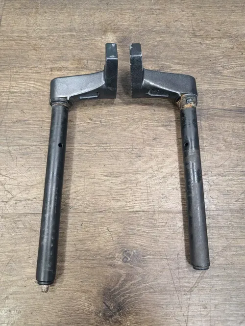 2006 Kawasaki Ninja EX 250 EX250 OEM RIGHT & LEFT CLIP ON HANDLEBAR - BENT