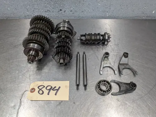 2004-2009 Yamaha FZ6 FZ6R OEM Transmission Drum Shaft Fork Gears