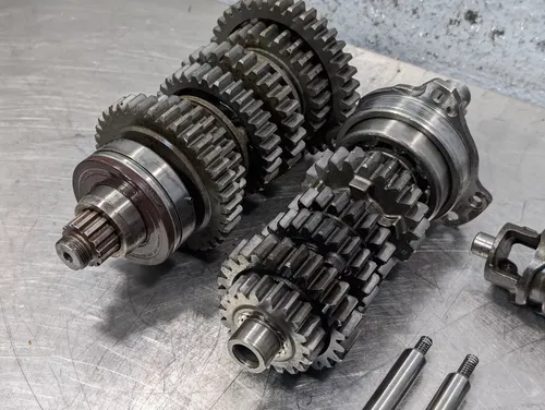 2004-2009 Yamaha FZ6 FZ6R OEM Transmission Drum Shaft Fork Gears