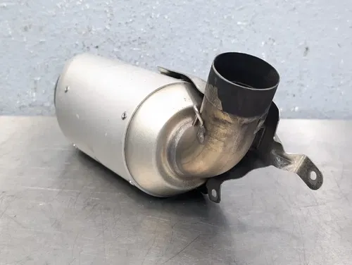 2019 DUCATI HYPERMOTARD 950 OEM Left Side Rear Exhaust Pipe Muffler Silencer