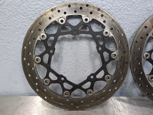 06-16 YAMAHA FZ1 FRONT LEFT/RIGHT BRAKE ROTORS DISCS 5D0-2581T-10-00
