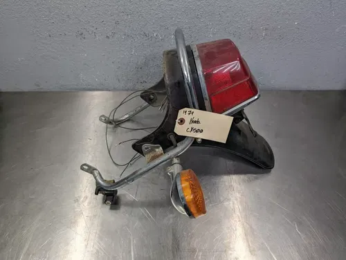 1978-1979 Honda CX500 Tail Light Turn Signal, Fairing And Grab Rail Assembly