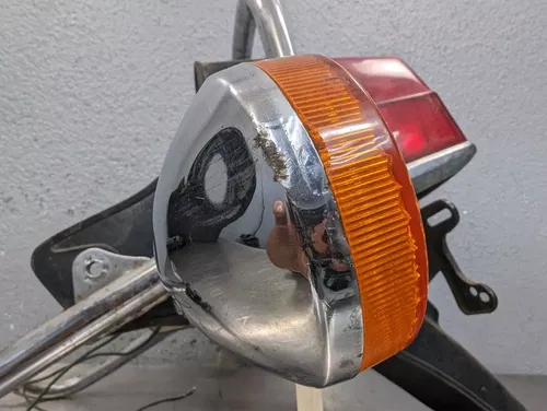 1978-1979 Honda CX500 Tail Light Turn Signal, Fairing And Grab Rail Assembly