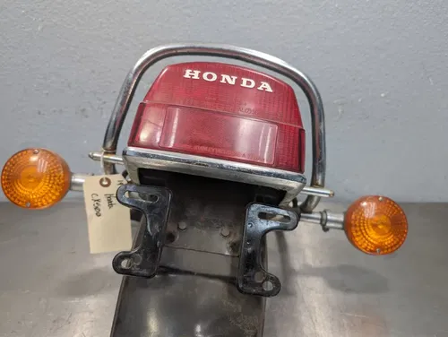 1978-1979 Honda CX500 Tail Light Turn Signal, Fairing And Grab Rail Assembly
