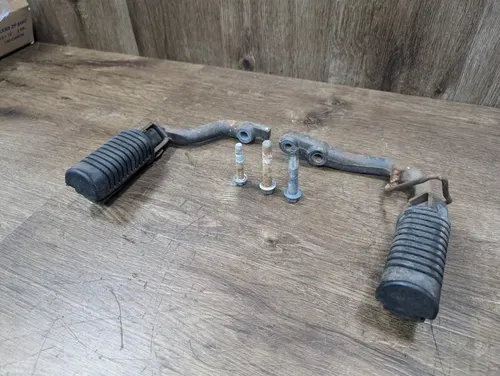 1979 Honda CM400A OEM Front Right and Left Footpegs Footrest Foot Peg Rest