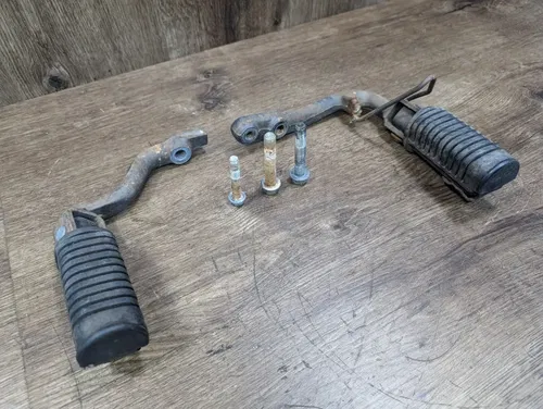 1979 Honda CM400A OEM Front Right and Left Footpegs Footrest Foot Peg Rest