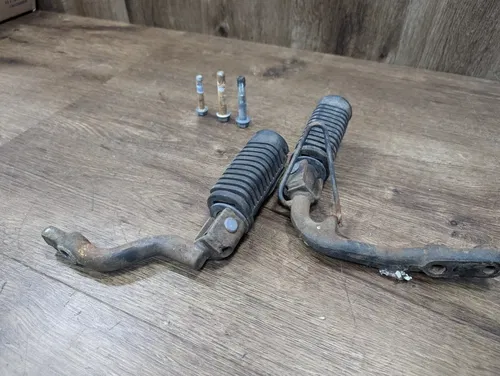 1979 Honda CM400A OEM Front Right and Left Footpegs Footrest Foot Peg Rest