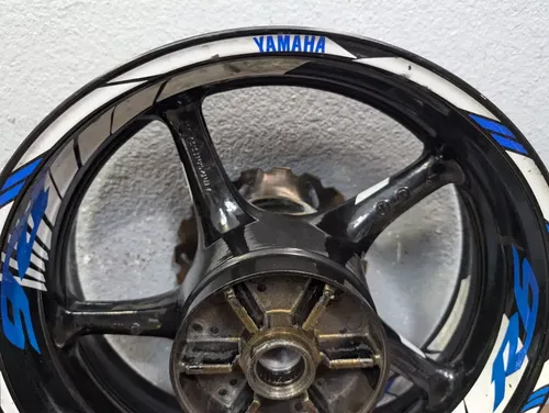2007 YAMAHA YZF R6 OEM REAR WHEEL BACK RIM ROTOR HUB - 5SL-25338-00-98
