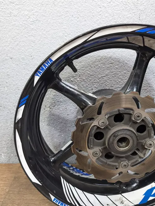 2007 YAMAHA YZF R6 OEM REAR WHEEL BACK RIM ROTOR HUB - 5SL-25338-00-98