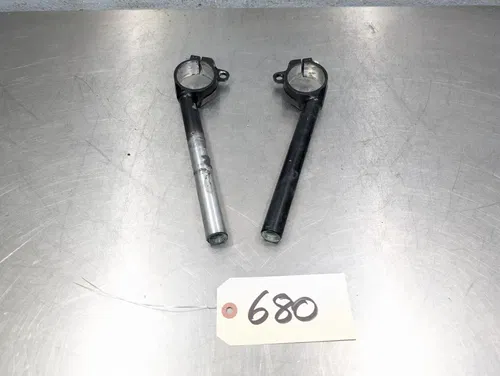 07-08 Kawasaki Ninja ZX6R ZX600P OEM Left Right Clip On Handlebar Handle Bar Set