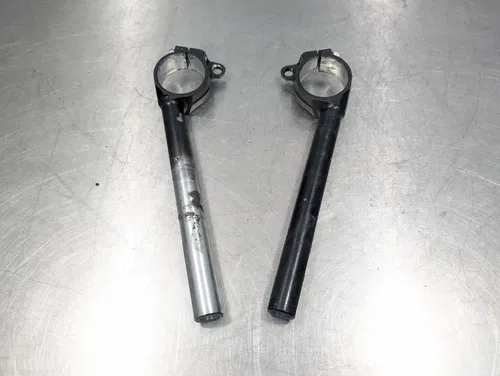 07-08 Kawasaki Ninja ZX6R ZX600P OEM Left Right Clip On Handlebar Handle Bar Set