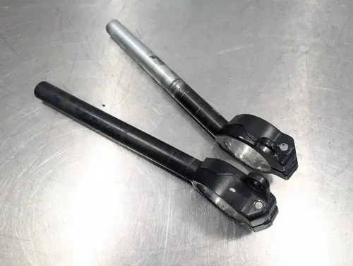 07-08 Kawasaki Ninja ZX6R ZX600P OEM Left Right Clip On Handlebar Handle Bar Set