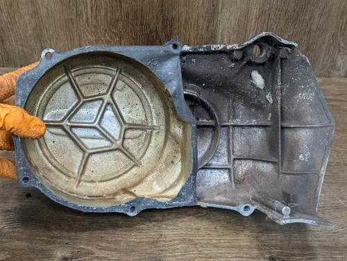 1979 HONDA CM400 CM 400 HONDAMATIC CRANKCASE COVER - 11360-448-010
