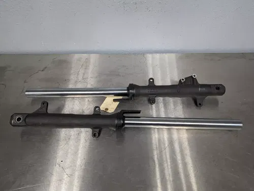 2008 KAWASAKI NINJA 250R 2008-2012 OEM FRONT FORKS SHOCK SUSPENSION SET #5 BENT