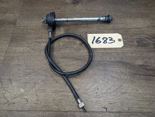 2008-2012 KAWASAKI NINJA 250 OEM SPEED DRIVE GEAR HUB WITH CABLE AXLE PIVOT BOLT