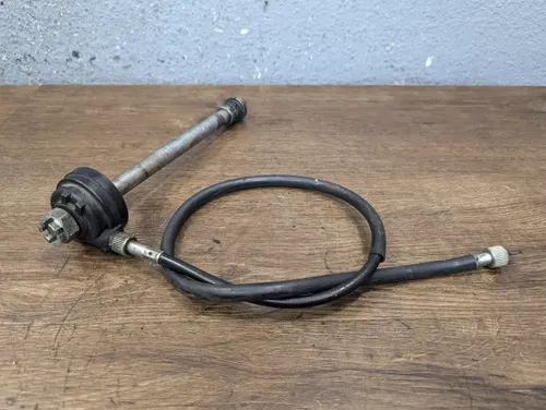 2008-2012 KAWASAKI NINJA 250 OEM SPEED DRIVE GEAR HUB WITH CABLE AXLE PIVOT BOLT