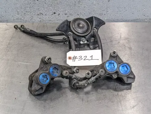 2001-2002 YAMAHA YZF R6 OEM RIGHT LEFT FRONT BRAKE CALIPER SET - 5DM-2580T-00-00