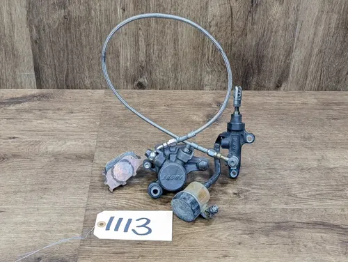 06-09 YAMAHA YZF R6 OEM REAR BRAKE CALIPER MASTER CYLINDER CALIPER RESERVIOR