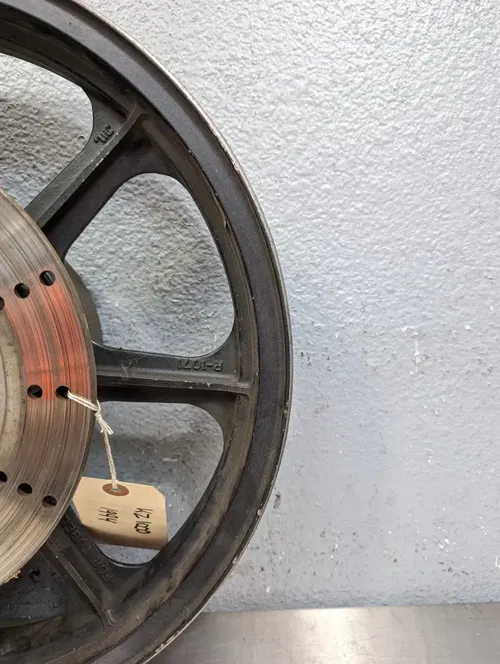 1994 Kawasaki KZ1000 KZ1000P Police OEM Rear Wheel Rim w/ Brake Disc 18x2.5