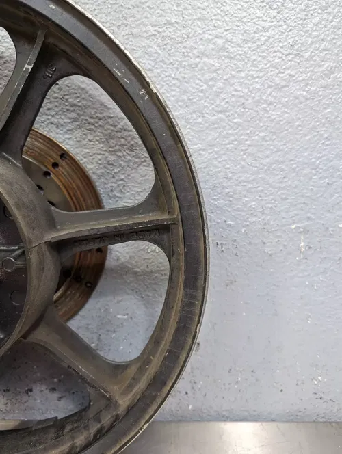 1994 Kawasaki KZ1000 KZ1000P Police OEM Rear Wheel Rim w/ Brake Disc 18x2.5