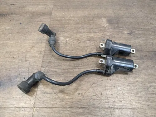 2007 Suzuki GS 500 GS500F OEM Ignition Coils Spark Plug Wires - 33410-01D00