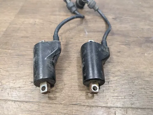 2007 Suzuki GS 500 GS500F OEM Ignition Coils Spark Plug Wires - 33410-01D00