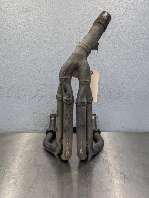 1999-2000 Yamaha R6 YZFR6 OEM Exhaust Header Manifold Head Pipe Assembly