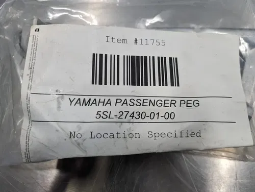 06-09 Yamaha YZF R6S OEM REAR FOOT REST PEG LEFT BRACKET - 5SL-27440-02-00
